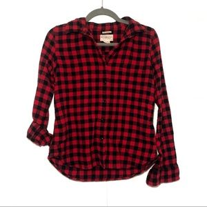 Women’s Ralph Lauren Plaid Flannel Top Medium
